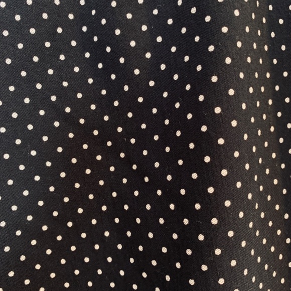 Chico's So Slimming Crop Black Polka Dot Pants 1.5 Size Medium/10 Classic Pullon - Picture 7 of 10